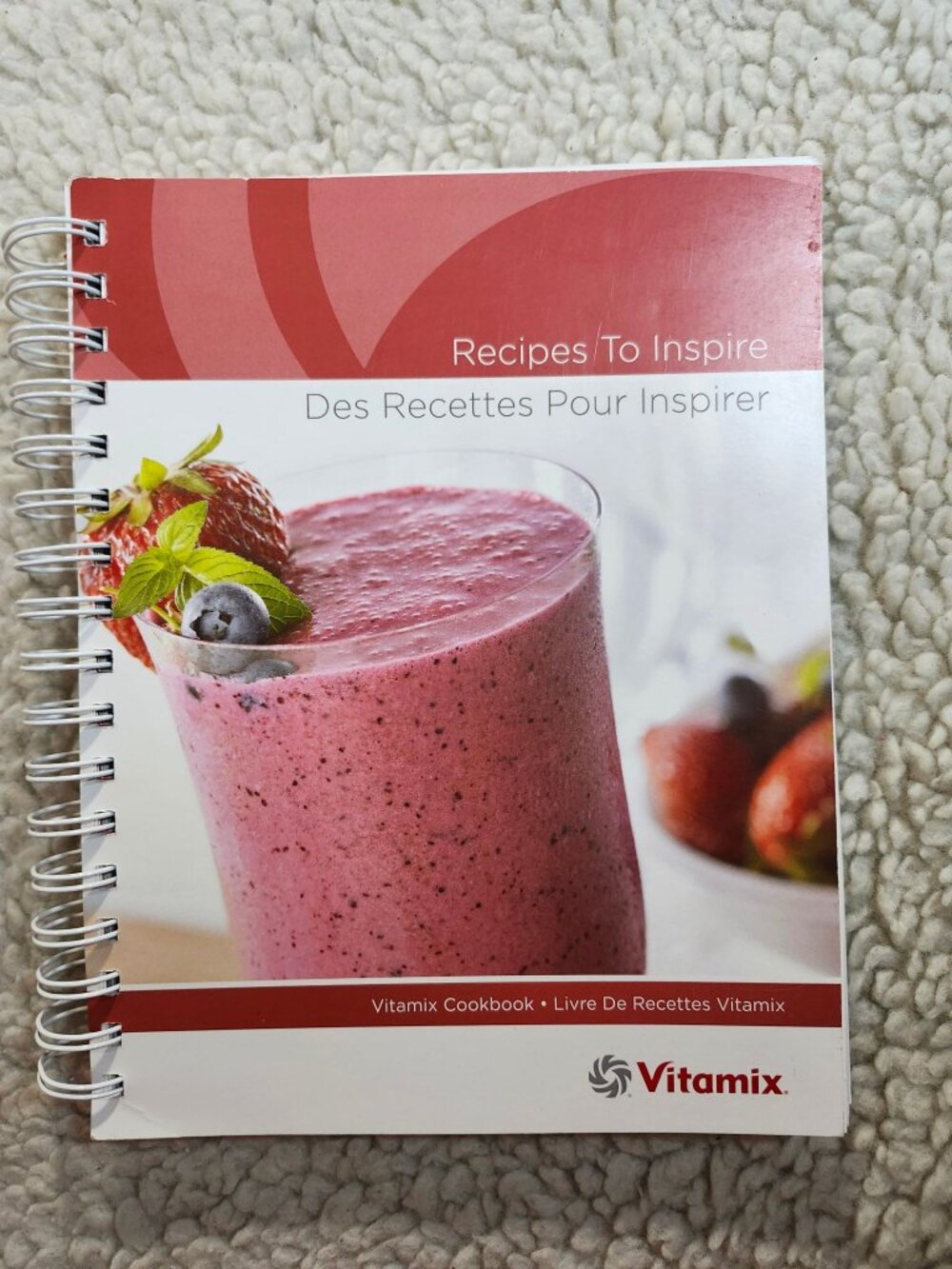 Vitamix Recipes To Inspire Cookbook Spiral 2012 Healthy Smoothies Recipes Guide